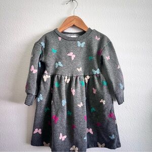 Carter’s Gray Butterfly Sweatshirt Dress